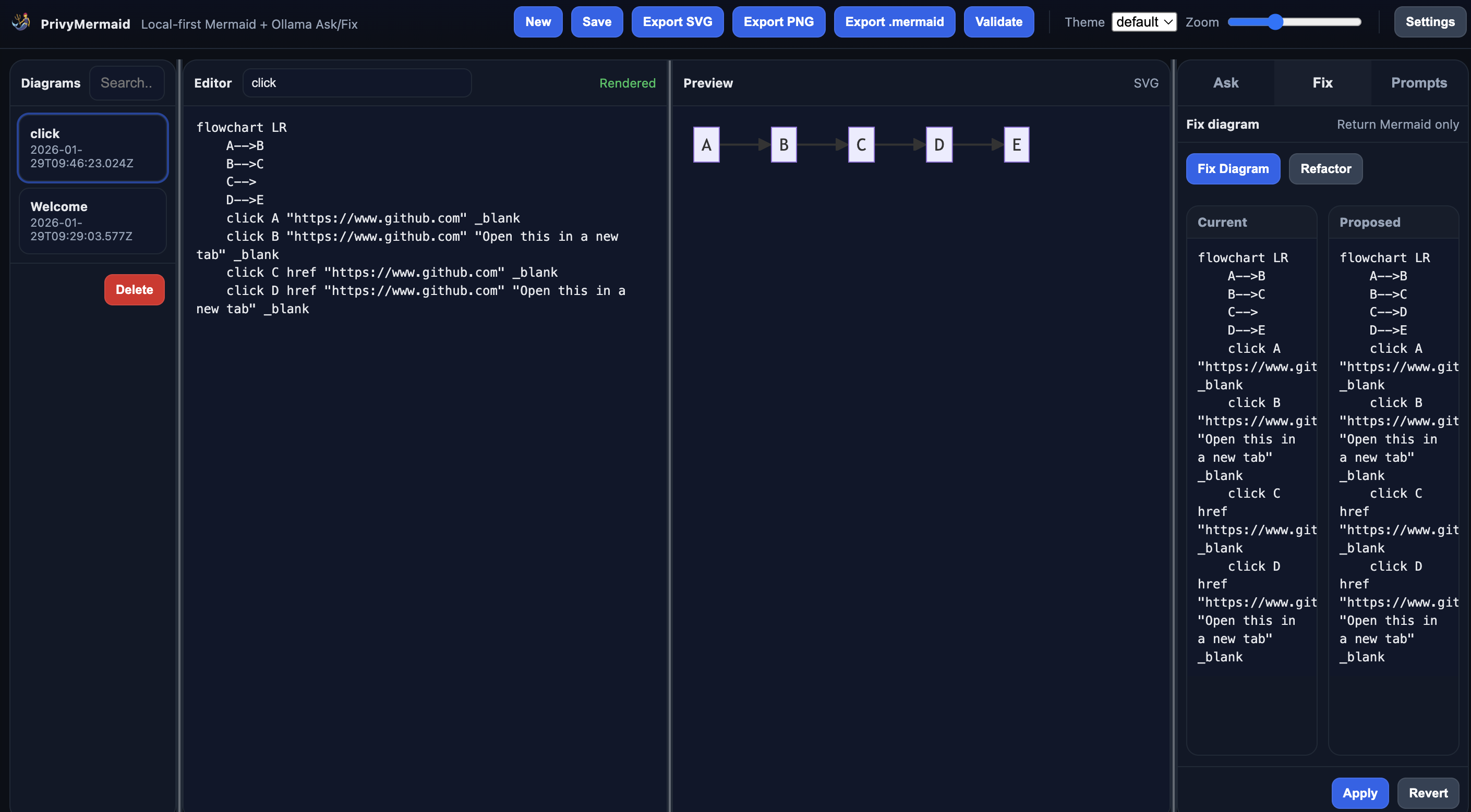PrivyMermaid Live Preview