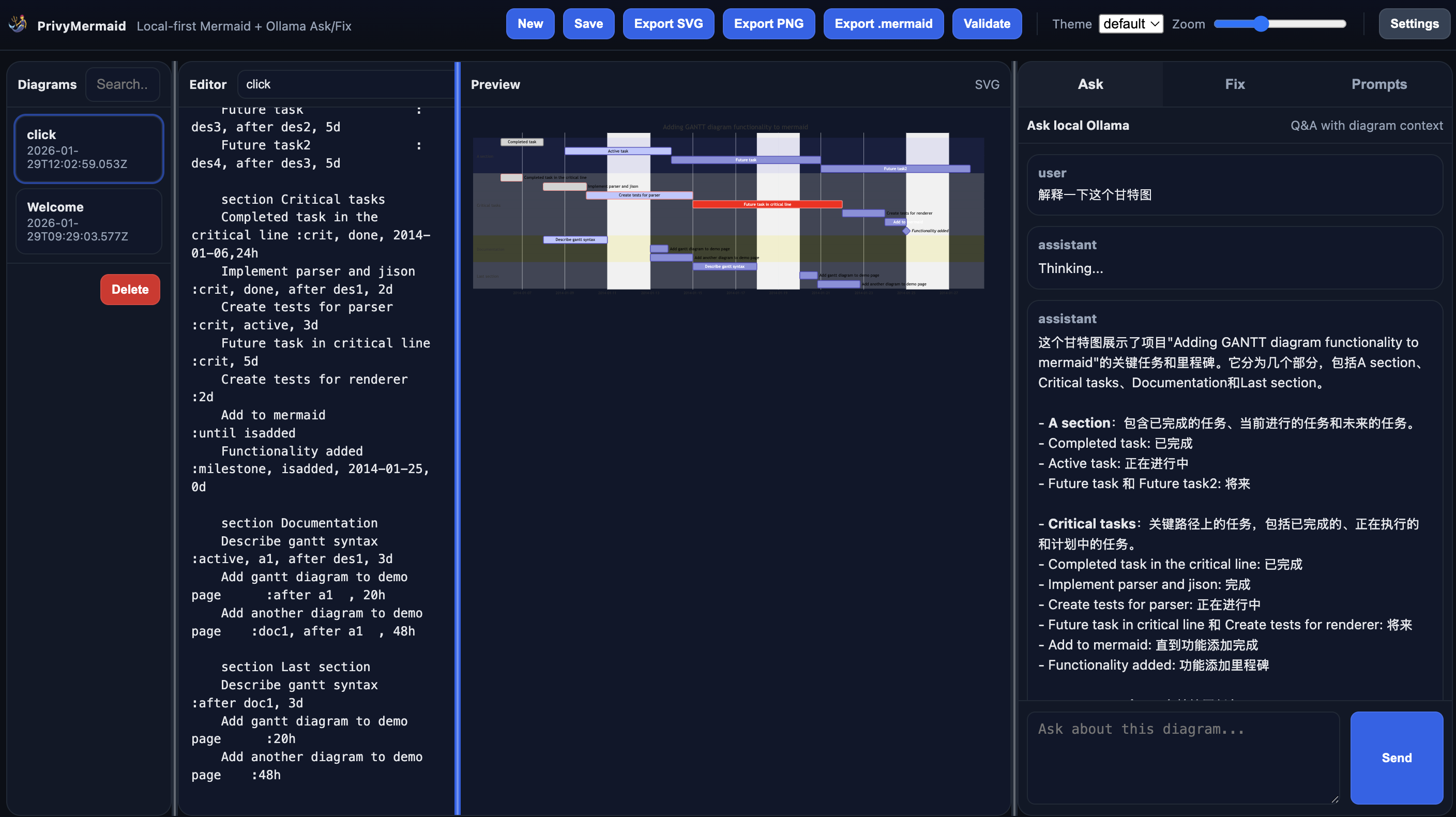 PrivyMermaid AI Fix Feature